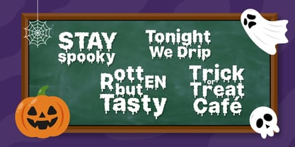 Hellwin Drips Font Poster 4