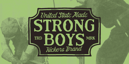 Nickery Font Poster 2