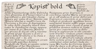 Kopist Font Poster 5