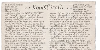 Kopist Font Poster 4