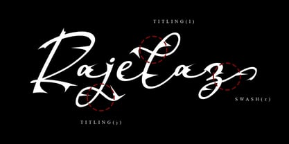 Rajelaz Font Poster 6