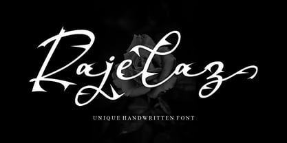 Rajelaz Font Poster 1