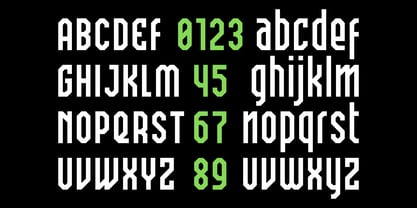 Hexa Brave Font Poster 3