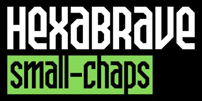 Hexa Brave Font Poster 1