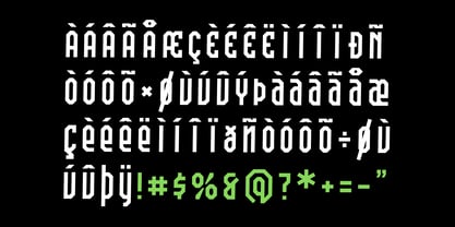 Hexa Brave Font Poster 4