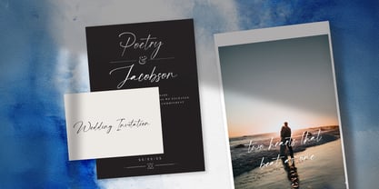 Franky Rain Font Poster 3