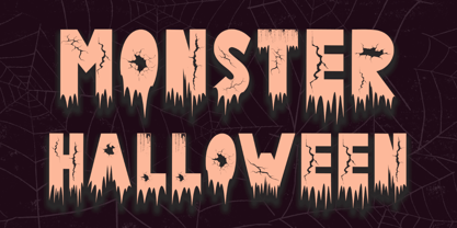 Dark Zombie Font Poster 3