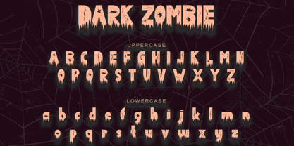 Dark Zombie Font Poster 5