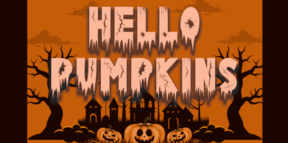 Dark Zombie Font Poster 2