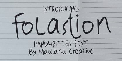 MC Folastion Font Poster 1