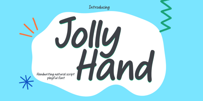 Jolly Hand Font Poster 1
