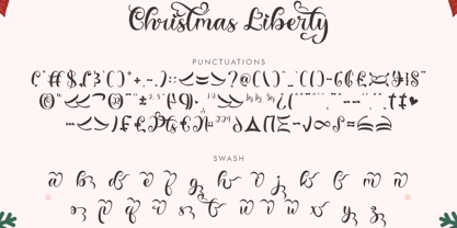 Christmas Liberty Font Poster 7