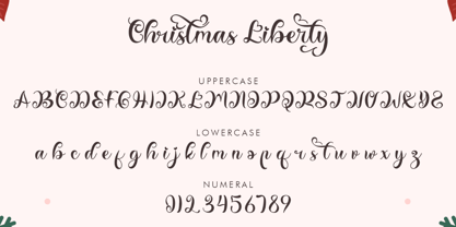 Christmas Liberty Font Poster 6