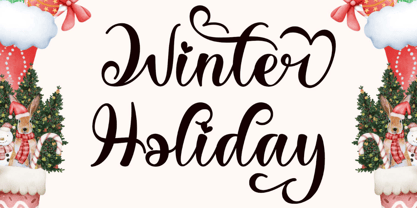 Christmas Liberty Font Poster 3