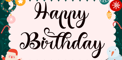 Christmas Liberty Font Poster 2