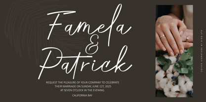 Coffee Signature Font Poster 4