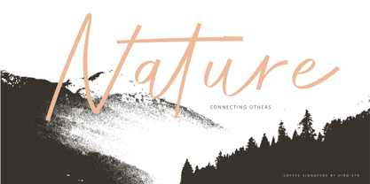 Coffee Signature Font Poster 5