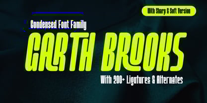 Garth Brooks Soft Font Poster 1