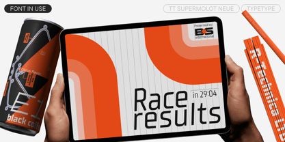 TT Supermolot Neue Font Poster 2