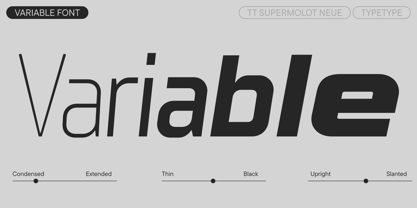 TT Supermolot Neue Font Poster 5
