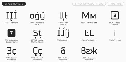 TT Supermolot Neue Font Poster 14