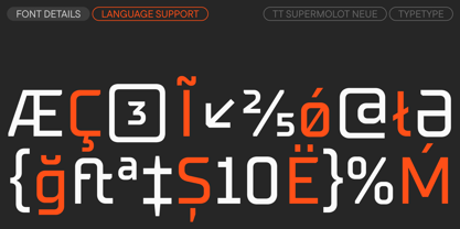 TT Supermolot Neue Font Poster 15