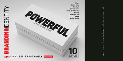 Agnar Font Poster 14