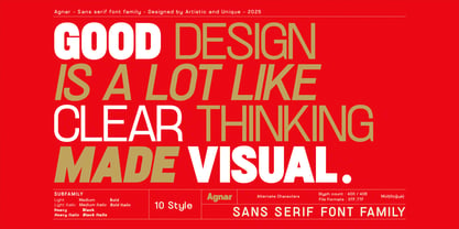 Agnar Font Poster 8