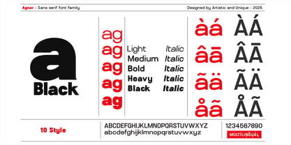 Agnar Font Poster 2