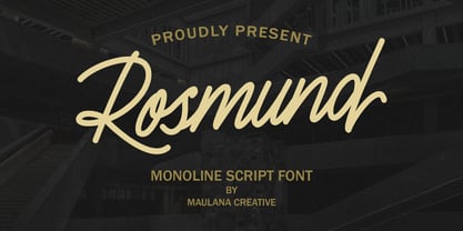 MC Rosmund Font Poster 1