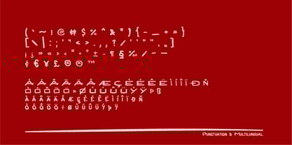 Trahuma Font Poster 4