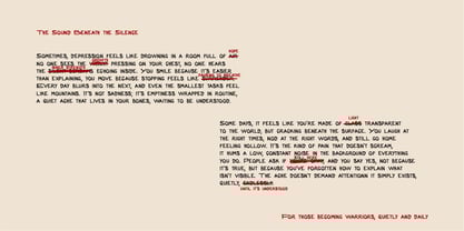 Trahuma Font Poster 5