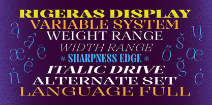 Rigeras Font Poster 13