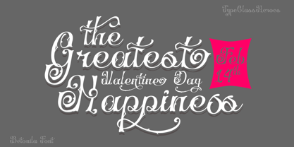 Betonila Font Poster 2