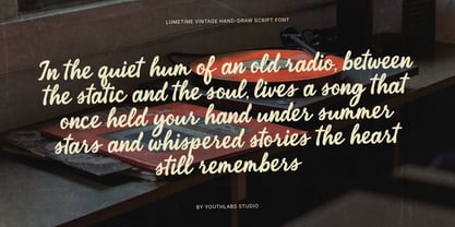 Limetime Font Poster 5