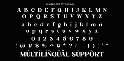 Seravim Font Poster 9