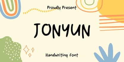 Jonyun Font Poster 1