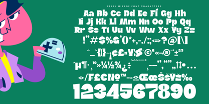 Pearl Mirage Font Poster 15