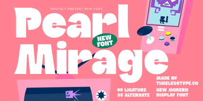 Pearl Mirage Font Poster 1