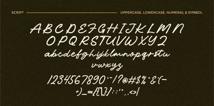 Naken Mantega Font Poster 4