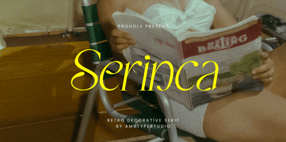 Serinca Font Poster 1