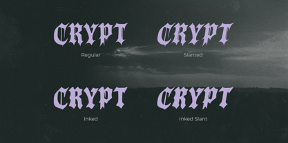 RT Nocturne Black Font Poster 2