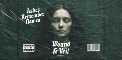 RT Nocturne Black Font Poster 7