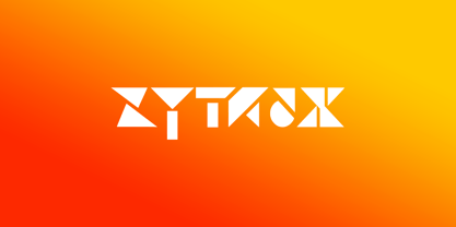 Zyntrax Font Poster 2