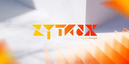 Zyntrax Font Poster 1