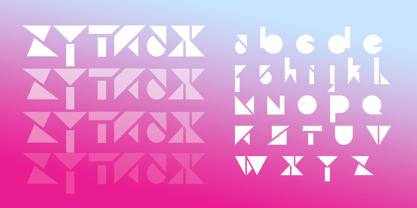 Zyntrax Font Poster 3