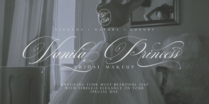 Auraliene Script Pro Font Poster 9