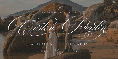 Auraliene Script Pro Font Poster 5