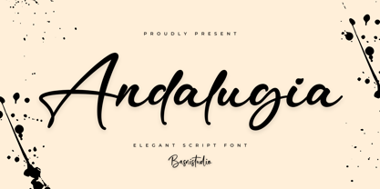 Andalugia Font Poster 1