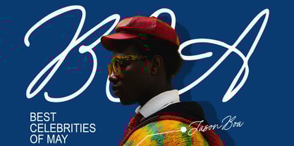 Amely Shine Font Poster 3